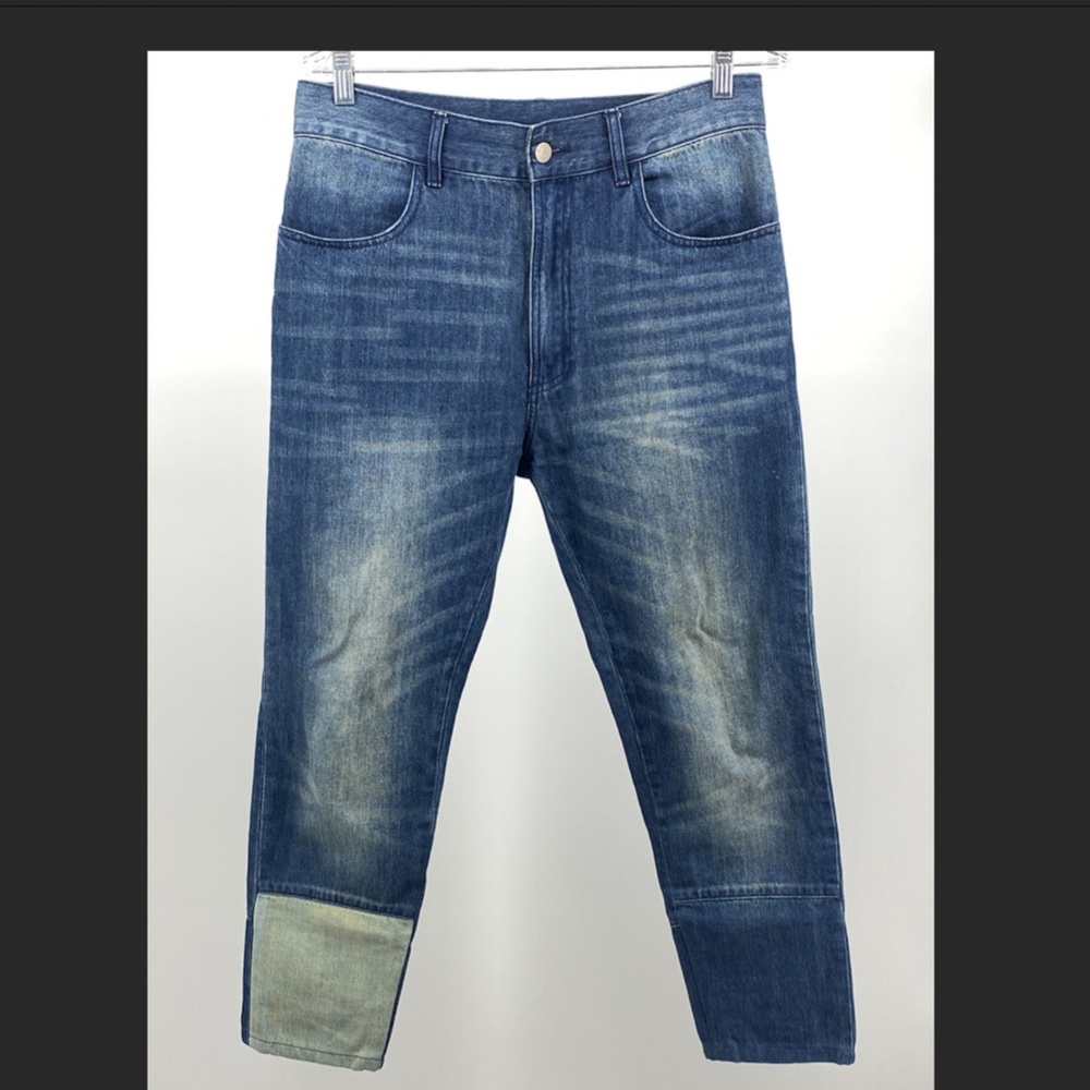 Margiela Fw16 Patchwork Distressed Denim - image 1